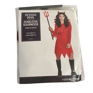 Devious Devil Costume for Girls